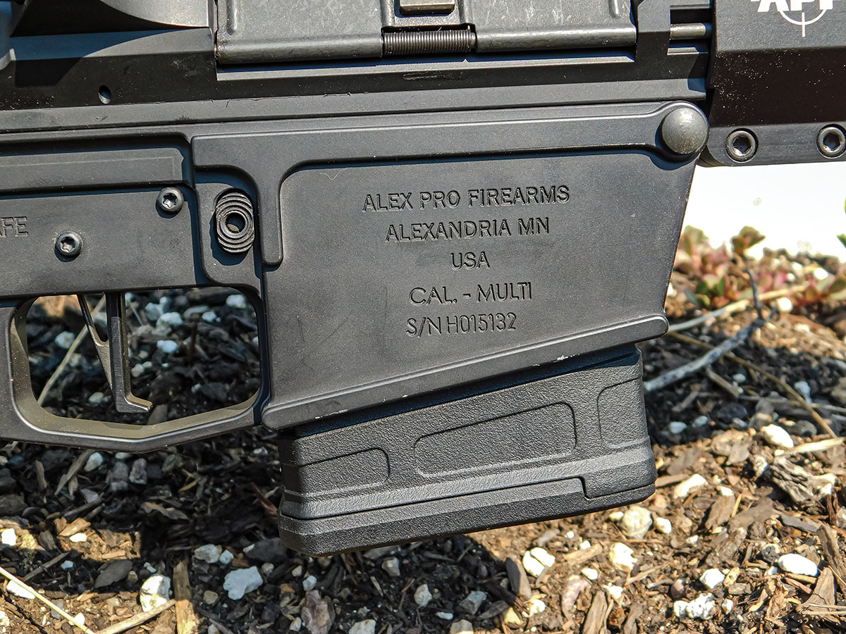 The flat target trigger was everything Alex Pro Firearms promised it would be. The single-stage trigger broke cleanly at 3.5 pounds.